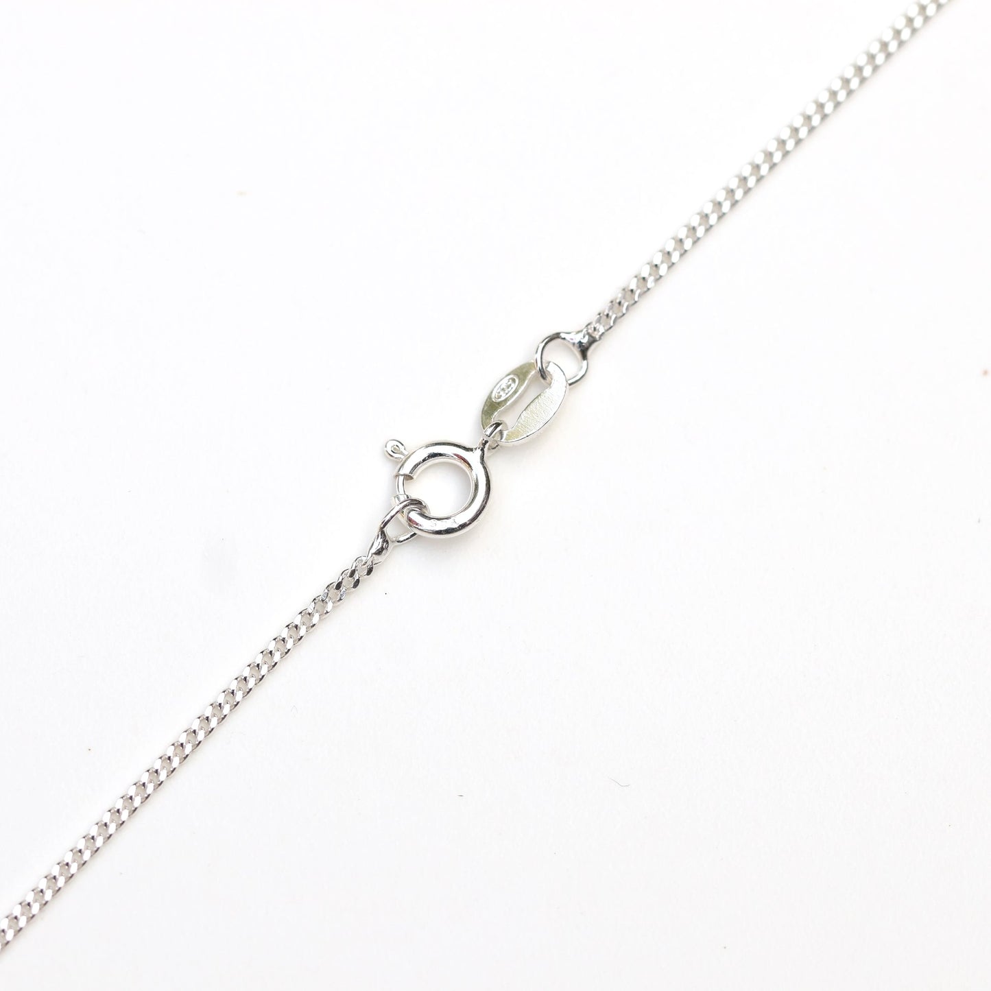 10x7mm Natural White Topaz Teardrop Sterling Silver Pendant Necklace - April Birthstone
