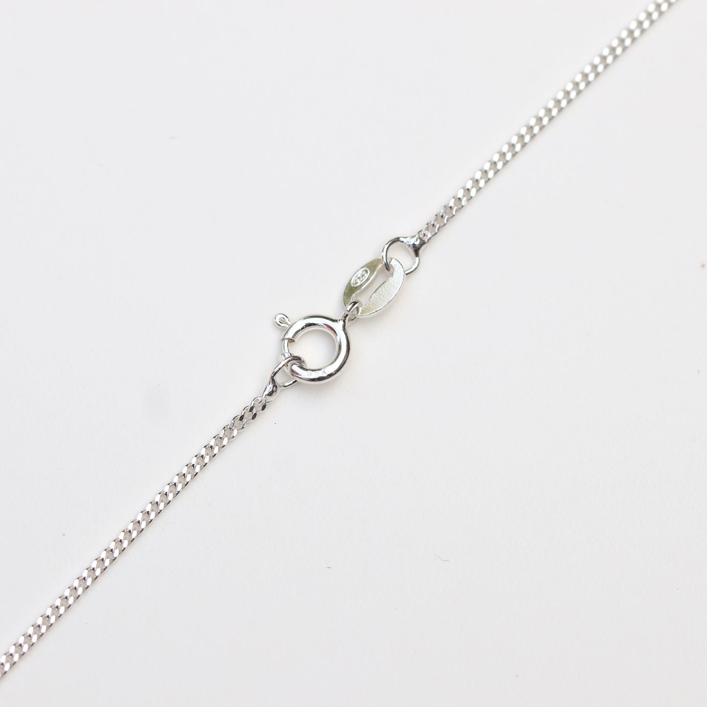 6mm Lab-Grown Aquamarine Spinel Square Sterling Silver Pendant Necklace - March Birthstone