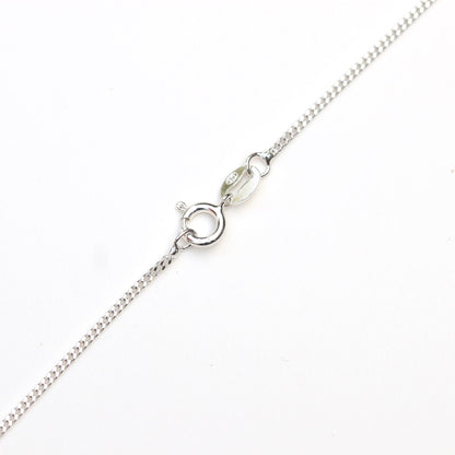 10x7mm Natural White Topaz Teardrop Sterling Silver Pendant Necklace - April Birthstone